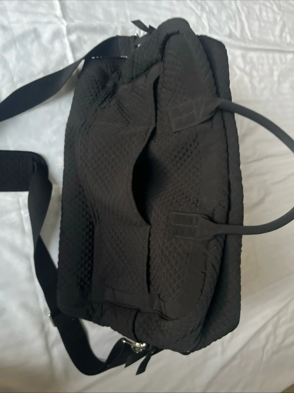 Vera Bradley Black Quilted weekend Tote